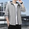 Куртка с капюшоном, мужская, весенняя и осенняя, повседневная, ветрозащитная, куртка для мужчин среднего и молодого возраста, весенняя куртка для активного отдыха