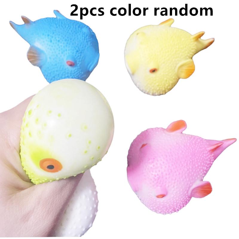 New Soft Squishies Kawaii Fish Squishy Toys For Kids Antistress Ball Squeeze Party Favors Stress Relief Toys For Birthday