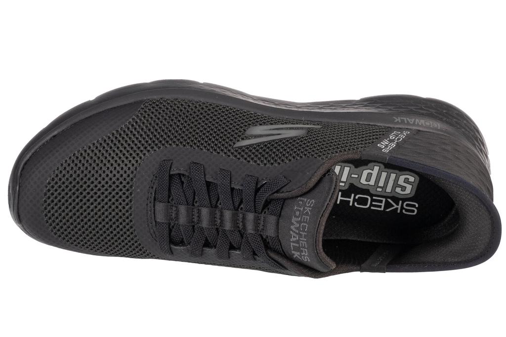 Skechers Слипоны: Go Walk Flex - Hands Up, мужские черные кроссовки