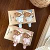 Acrylic Hair Clip 3D Cartoon Bear Hairpin Cute Sweet Barrettes Kids Hair Accessories
