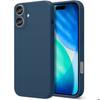 Protective Case - BOOLING - for iPhone 17 - Soft Flexible Slim Anti-Scratch Silicone Navy Blue