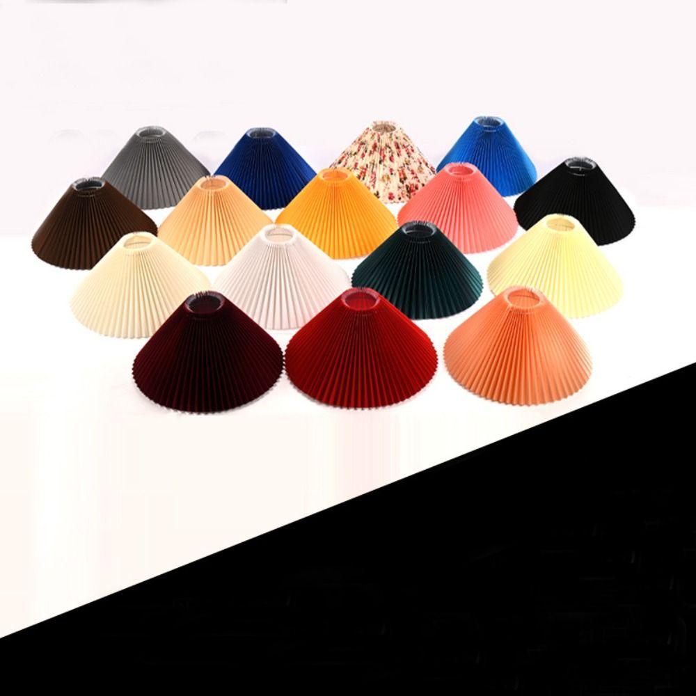 Тканевый настенный светильник Абажур Плиссированный чехол для торшера Подвесной абажур Гостиная Столовая