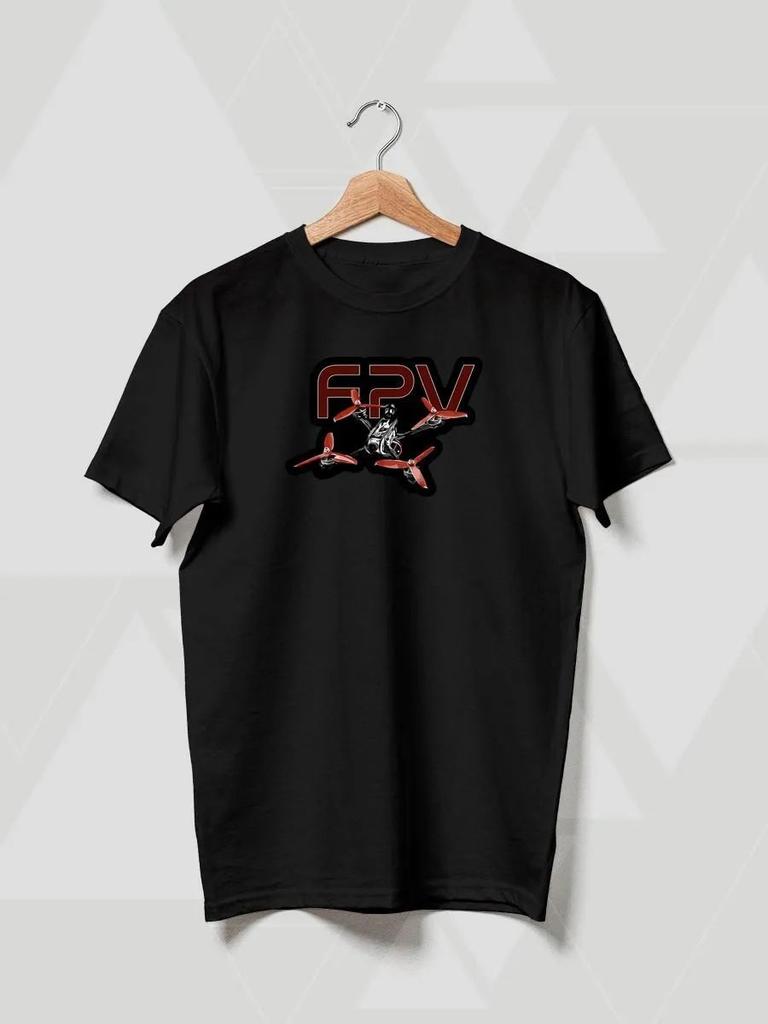 T-Shirt with Fpv Drone Print