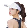 Sports Solid Color Sunscreen For Men UV Protection Empty Top Hat Sun Hat Korean Style Hat Women Cap