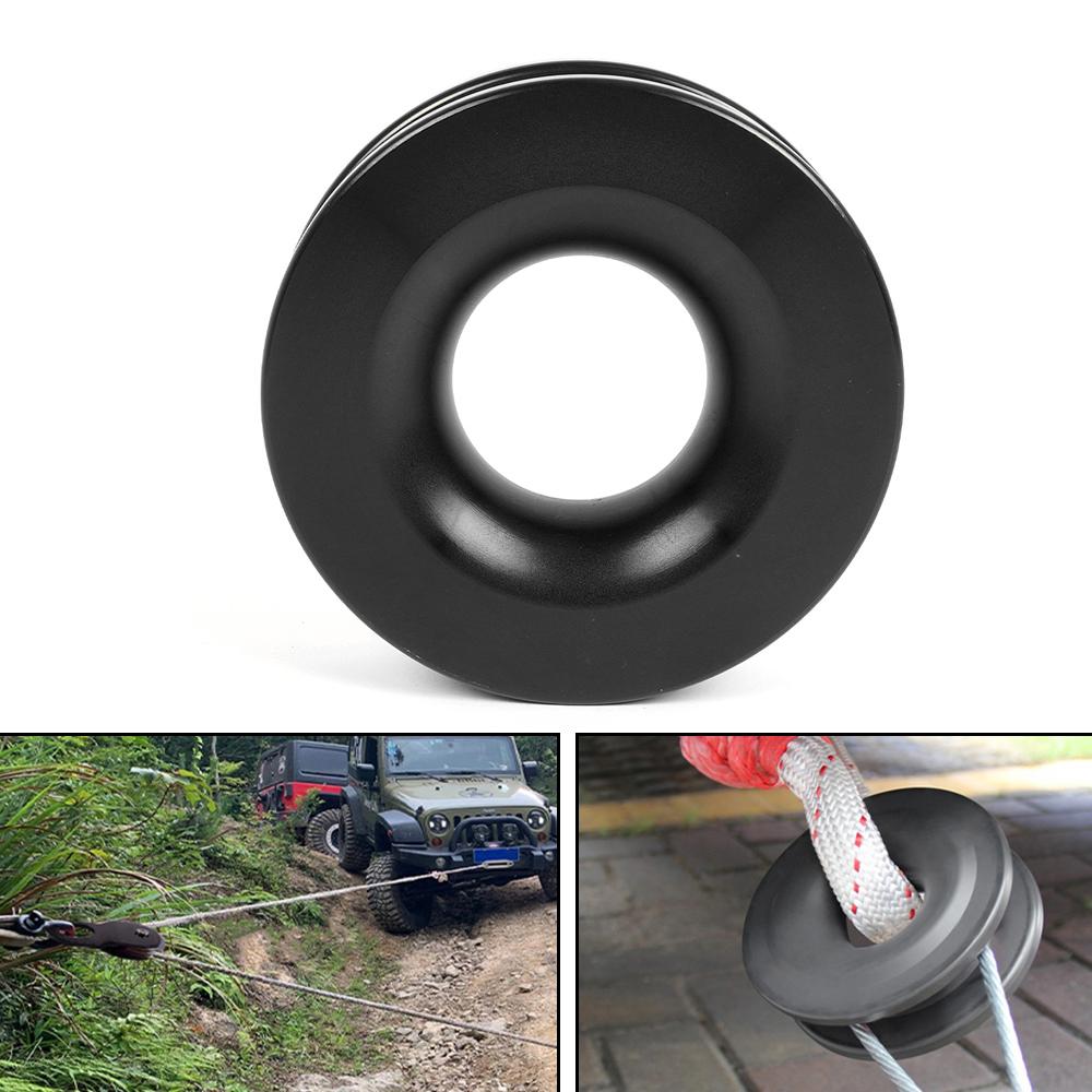 Aluminum Winch Snatch Recovery Ring 41000lb Snatch Block Ring Snatch-Ring Snatch Pulley For Soft Shackle ATV UTV BTD033