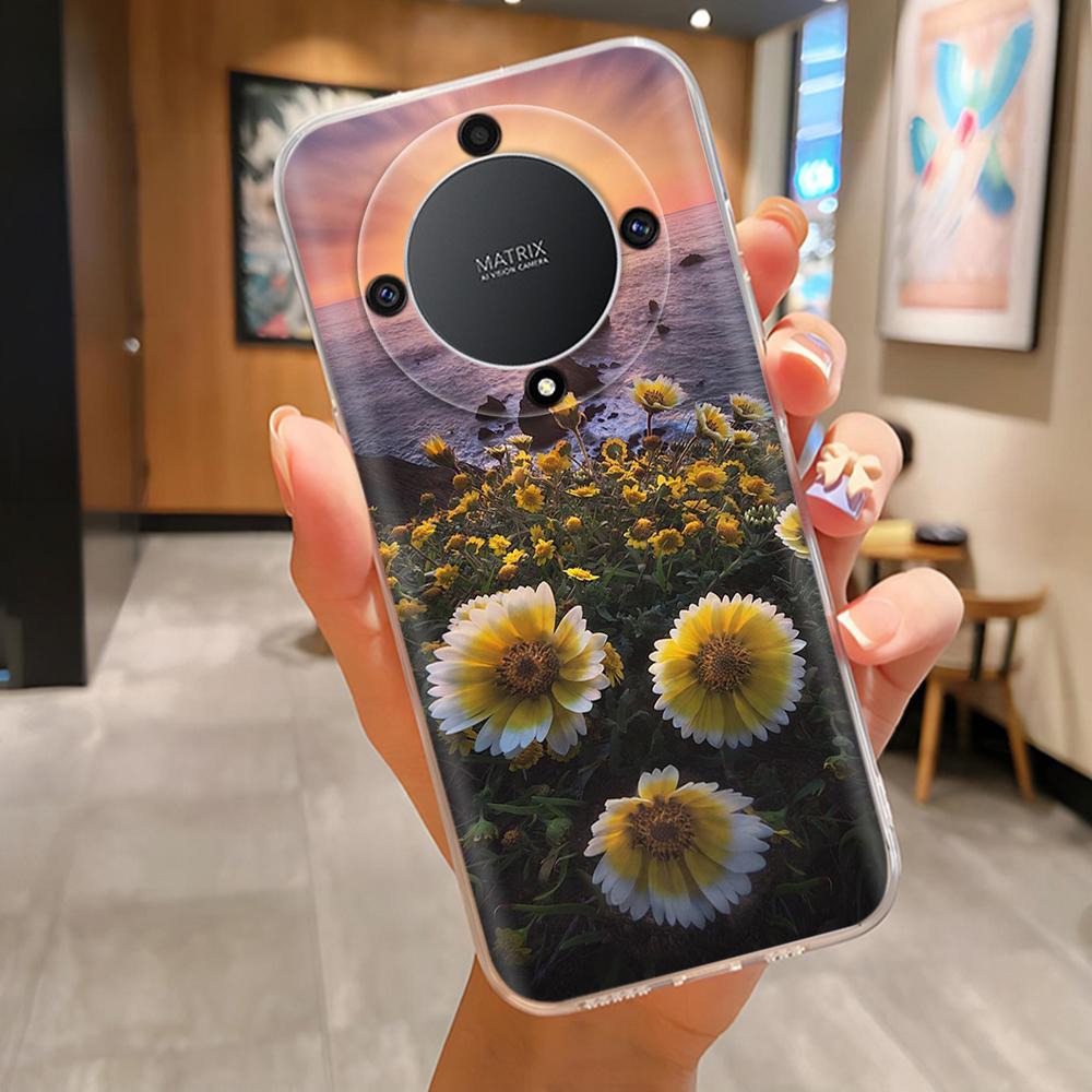 Чехол для телефона Honor Magic5 Magic 5 Lite Pro Милый Панда Полная Защита Высококачественная Силиконовая Задняя Крышка для Honor Magic5 Lite