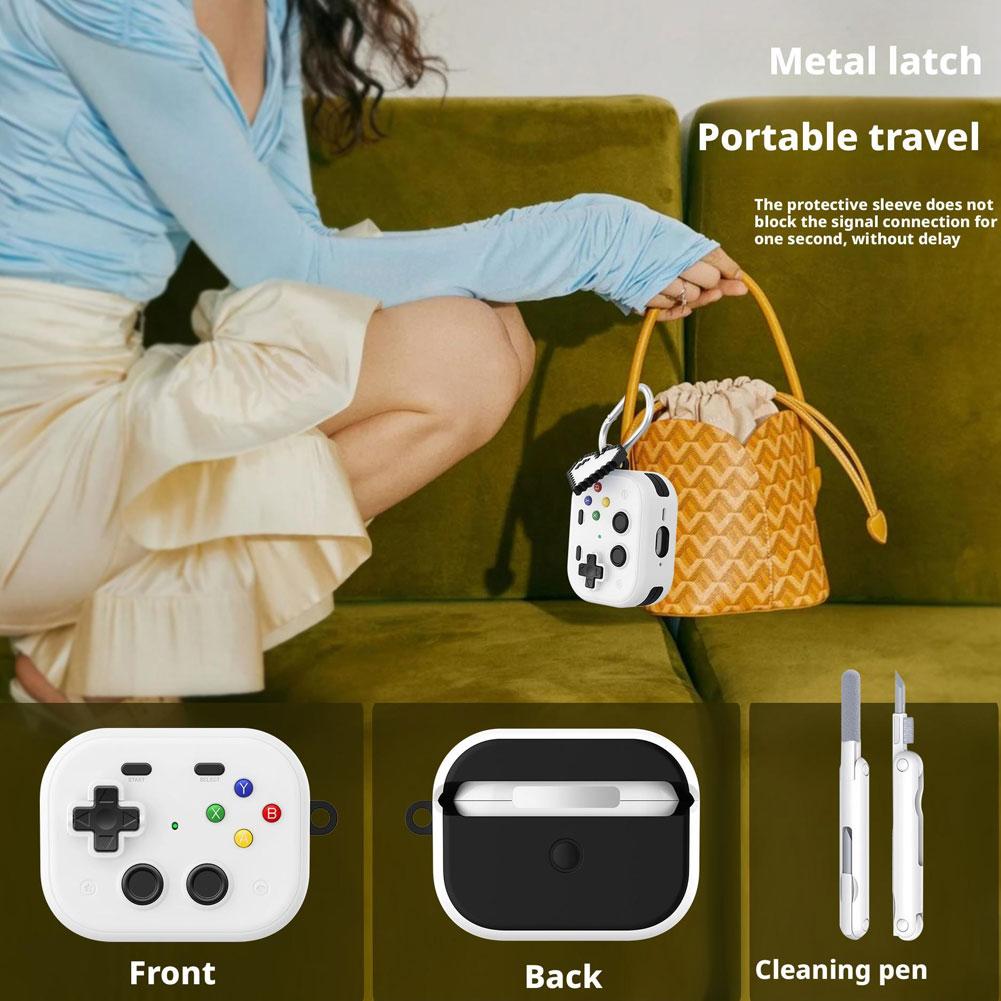 For Airpods Pro3 Protective Case Game Controller Style Protective Case For AirPods Pro 3 With Cleaning Kit TPU Case Cover