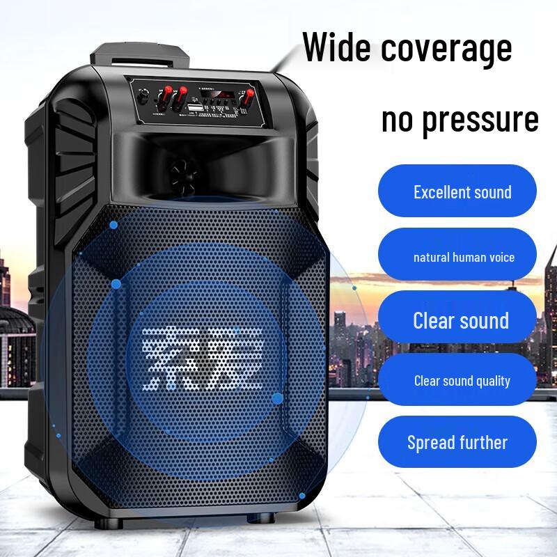 Soaiy SA-T25 Portable Bluetooth Karaoke Speaker