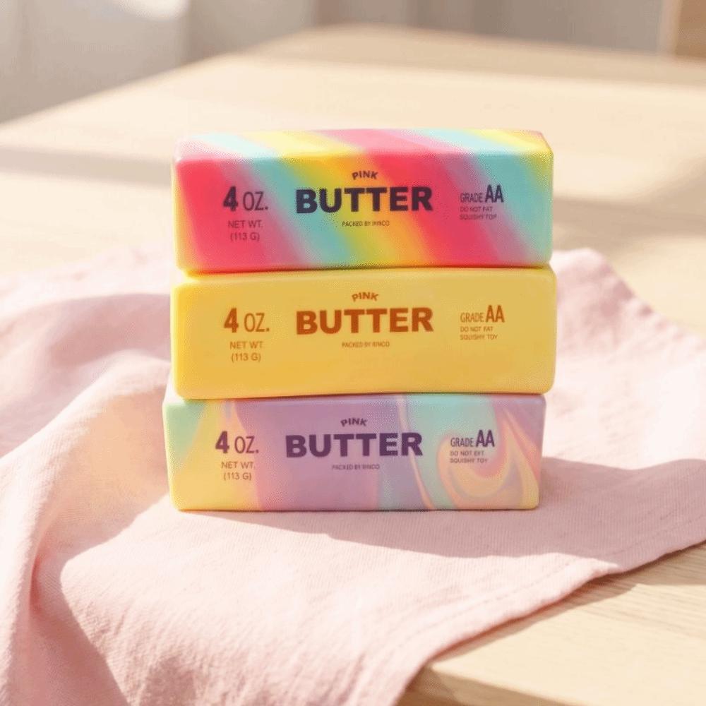 Relax Gift Soft Slow Rebound Butter Stick Release Hand Realistic Butter Sticks Children