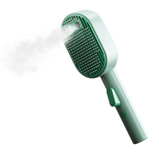 Распыляющая щетка для собак 3 в 1 Самоочищающаяся щетка для кошек Распылитель тумана Антистатическая массажная щетка Перезаряжаемая расческа для ухода за шерстью Длинношерстных Короткошерстных Животных