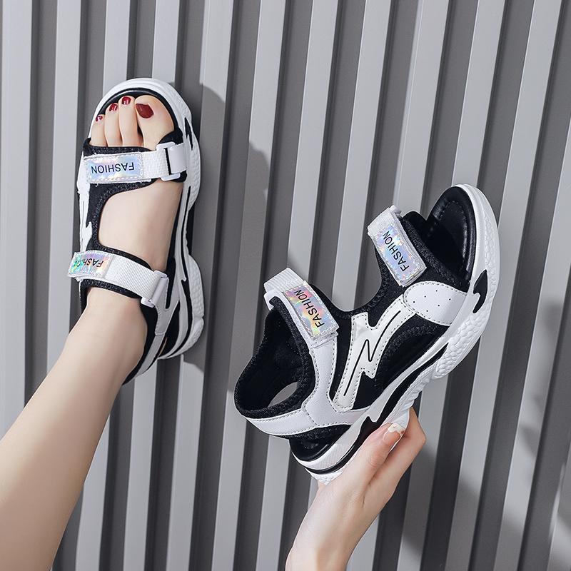 Летние ультралегкие сандалии женские спортивные сандалии для девочек сандалии на липучках для девочек