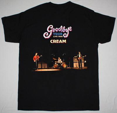 Футболка унисекс Cream 'Goodbye Tour Live 1968 Черная Все размеры AH1344