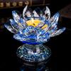 Цветок лотоса Кварцевый кристалл лотоса Многоцветный Чистый лотос Подсвечник Высокие ноги Высокие ноги Статуэтки лотоса