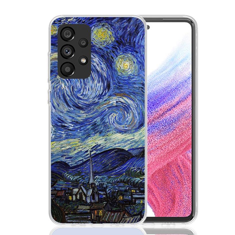 Van Gogh Oil Art Painting Case Phone Cover for Samsung Galaxy A17 A16 A15 A14 A13 A56 A55 A54 A53 A36 A35 A34 A33 A26 A25 A24 A2