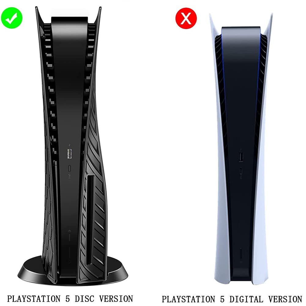 Miimall Совместимая лицевая панель для PS5, Гальванизированный защитный корпус для Playstation PS5, Запасная боковая панель для консоли PS5, 5, Жесткий,