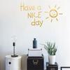 1 Pc Have A Nice Day Wall Sticker Simple Quote Positive Attitude Removable Art Home Decor
