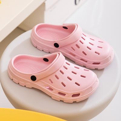 SmilePoP Классические женские сандалии Летние мягкие тапочки на толстой подошве для отдыха на открытом воздухе Дышащие пляжные сандалии для отдыха на пляже и в бассейне Шлепанцы для душа из ЭВА