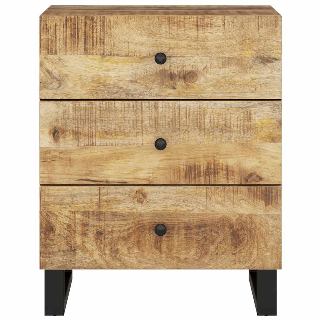 Nightstand 50 x 33 x 62 cm Solid Mango Wood & Engineered Wood