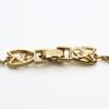 Used NINA RICCI Necklace NR logo metal gold plating
