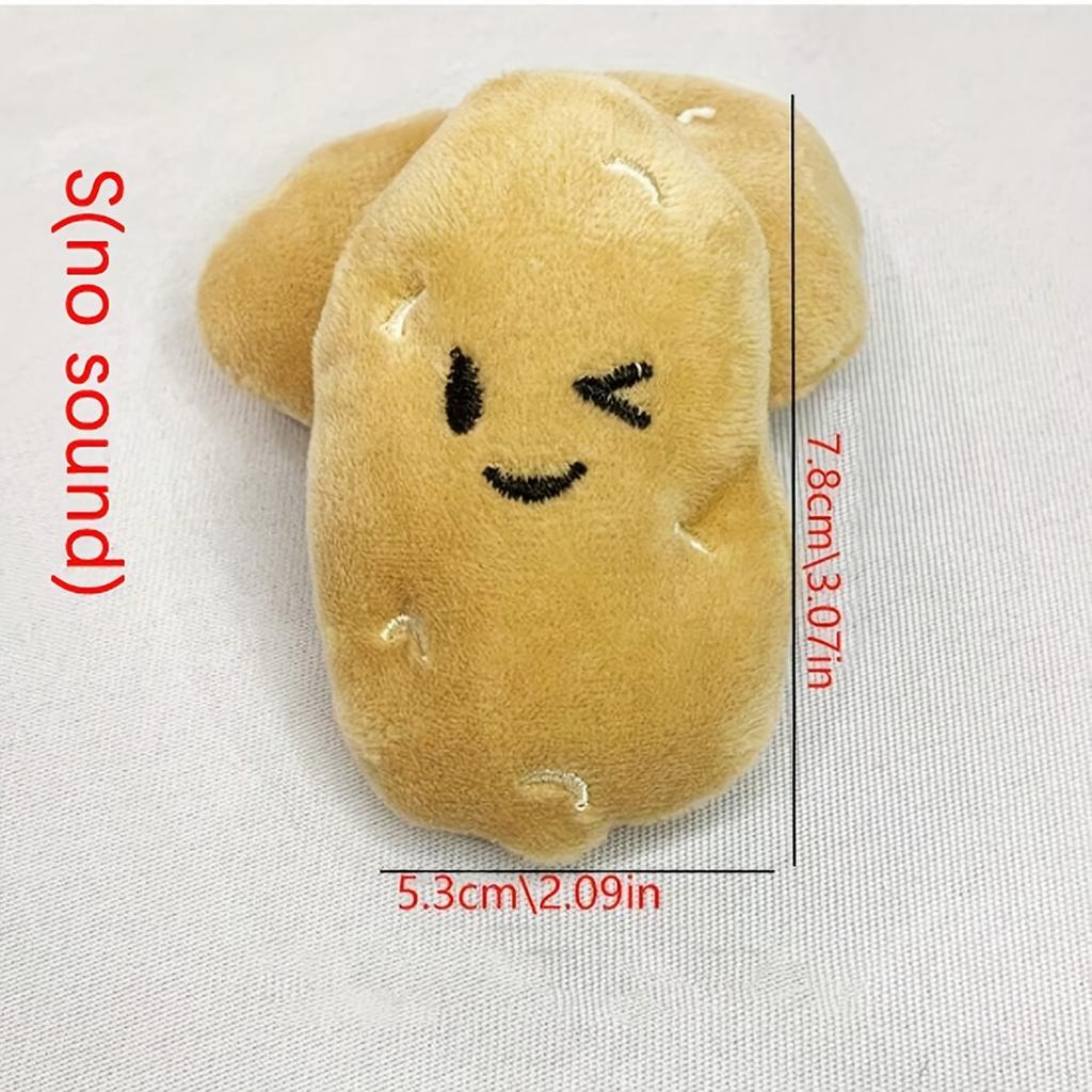 10/5/1pc Cute Mini Potato Plush Dog Toy - Soft, Durable & Interactive for Playtime and Snuggles - Ideal for Medium Breeds