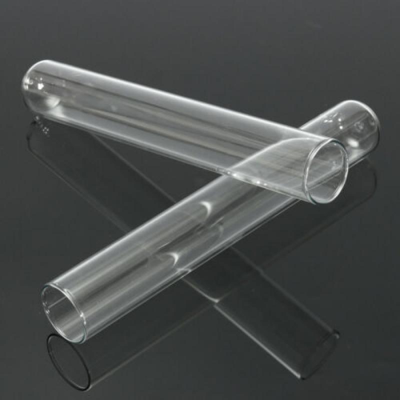 5 шт., 75/100/150/200 мм, выдувные трубки из стекла Pyrex, 3/4/6/8 дюймов, длинные толстостенные пробирки