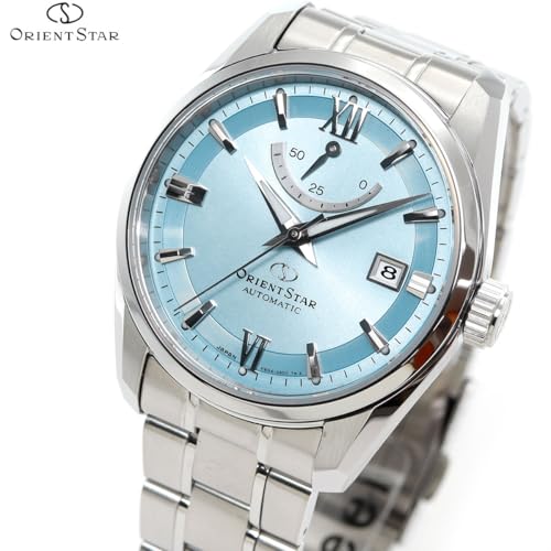 [Orient Star] ORIENT STAR Automatic Watch Contemporary Date Mechanical Made in Japan 2 Year Domestic Manufacturer Warranty RK-AU0109L Men's Ice Blue