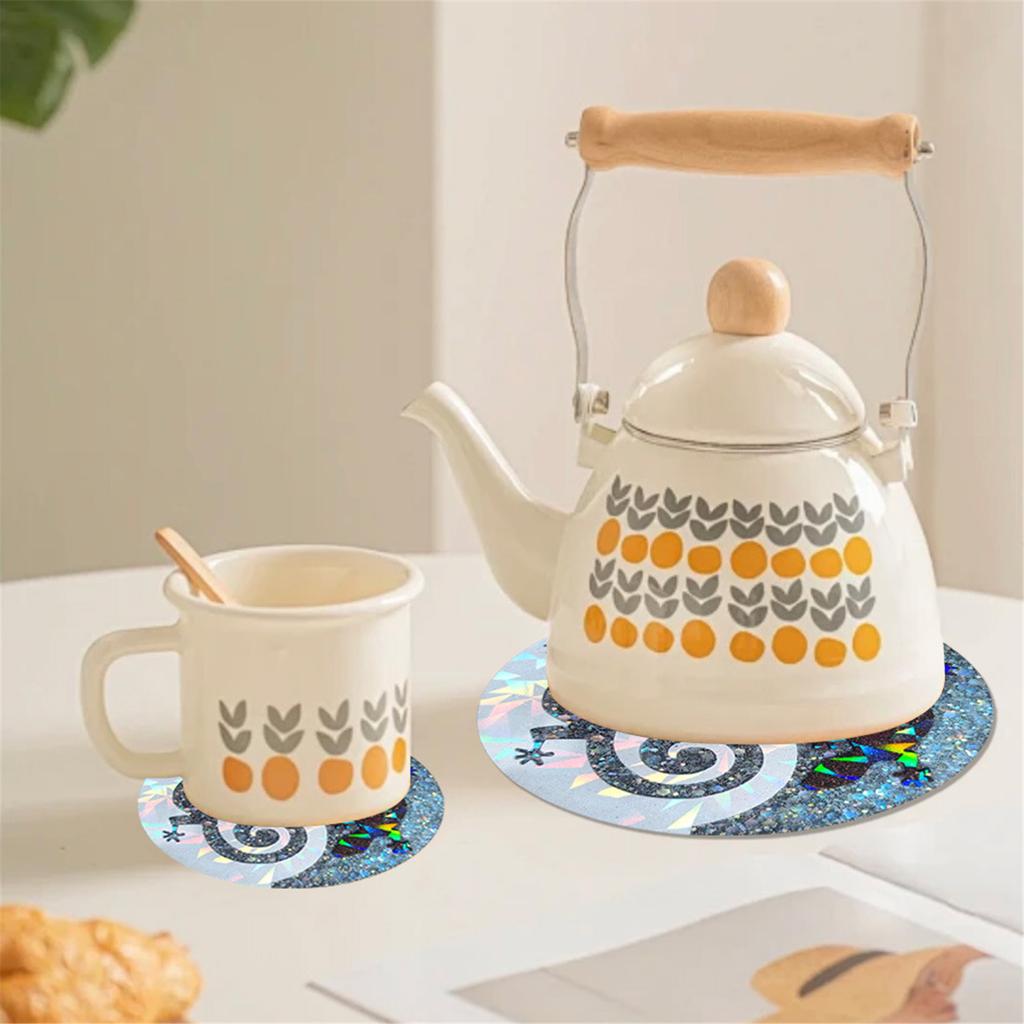 Форма для силиконовой подставки под стакан с рисунком геккона, восемь диаграмм, форма для подставки под стакан из смолы для создания индивидуальных эпоксидных художественных творений