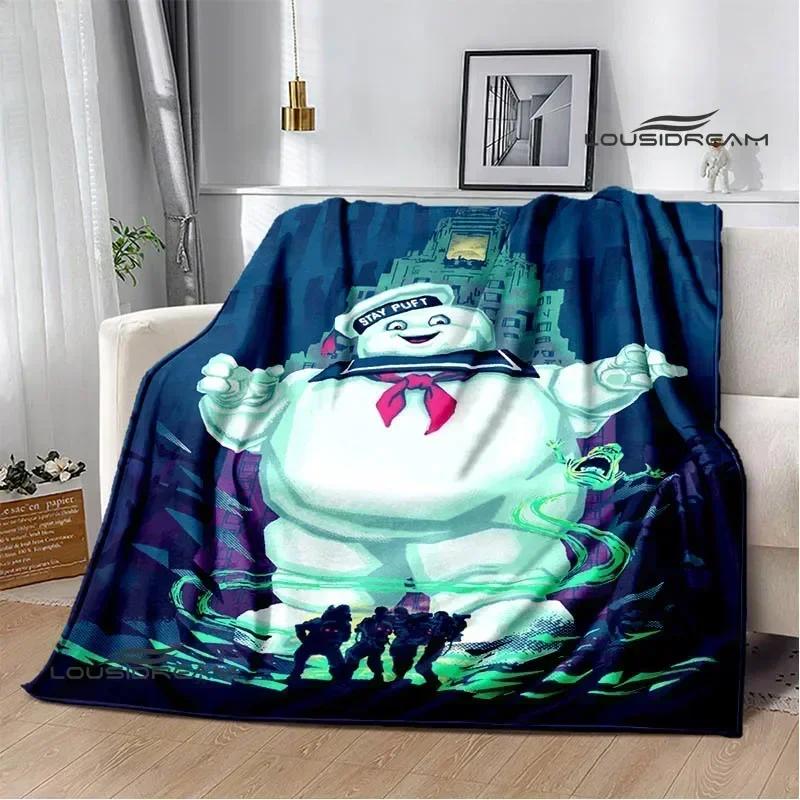G-Ghostbusters Мультяшное одеяло Теплое фланелевое одеяло Мягкое и удобное Домашнее дорожное одеяло Постельное белье Подарок на день рождения