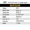 DEWALT DCF512 20В Беспроводной бесщеточный угловой гайковерт с трещоткой Вилка CN (адаптер в комплекте)