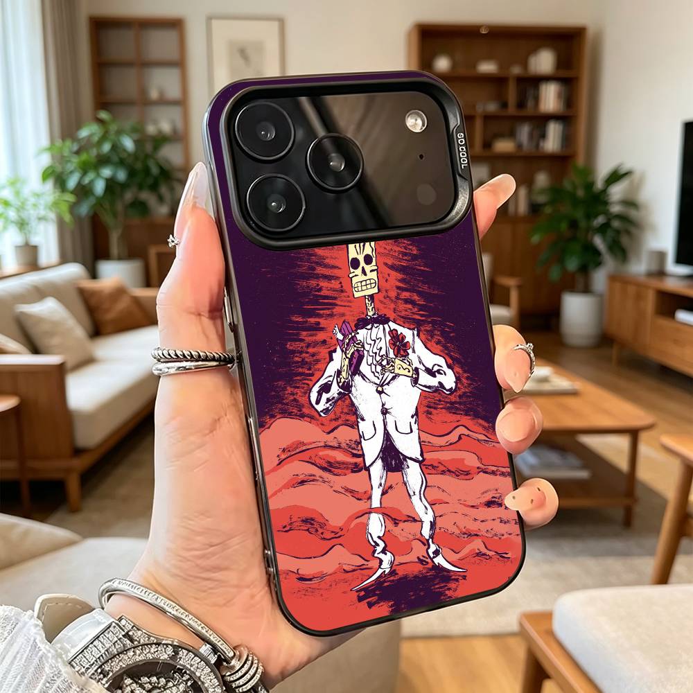 Game Grim Fandango Phone Case For iPhone 17,16,15,14,13,12,11 Plus,Pro Max,XS,Colored Silver Plated Inside Cover
