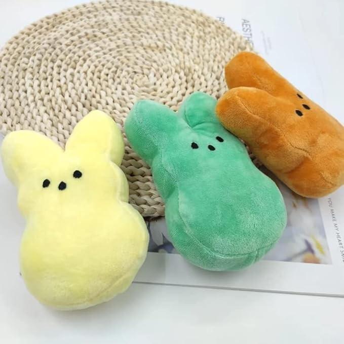 Плюшевые игрушки-кролики 20 см для Peeps Последний пасхальный яркий кролик Peeps Плюшевая кукла-кролик Фестивальный подарок Призы для вечеринки