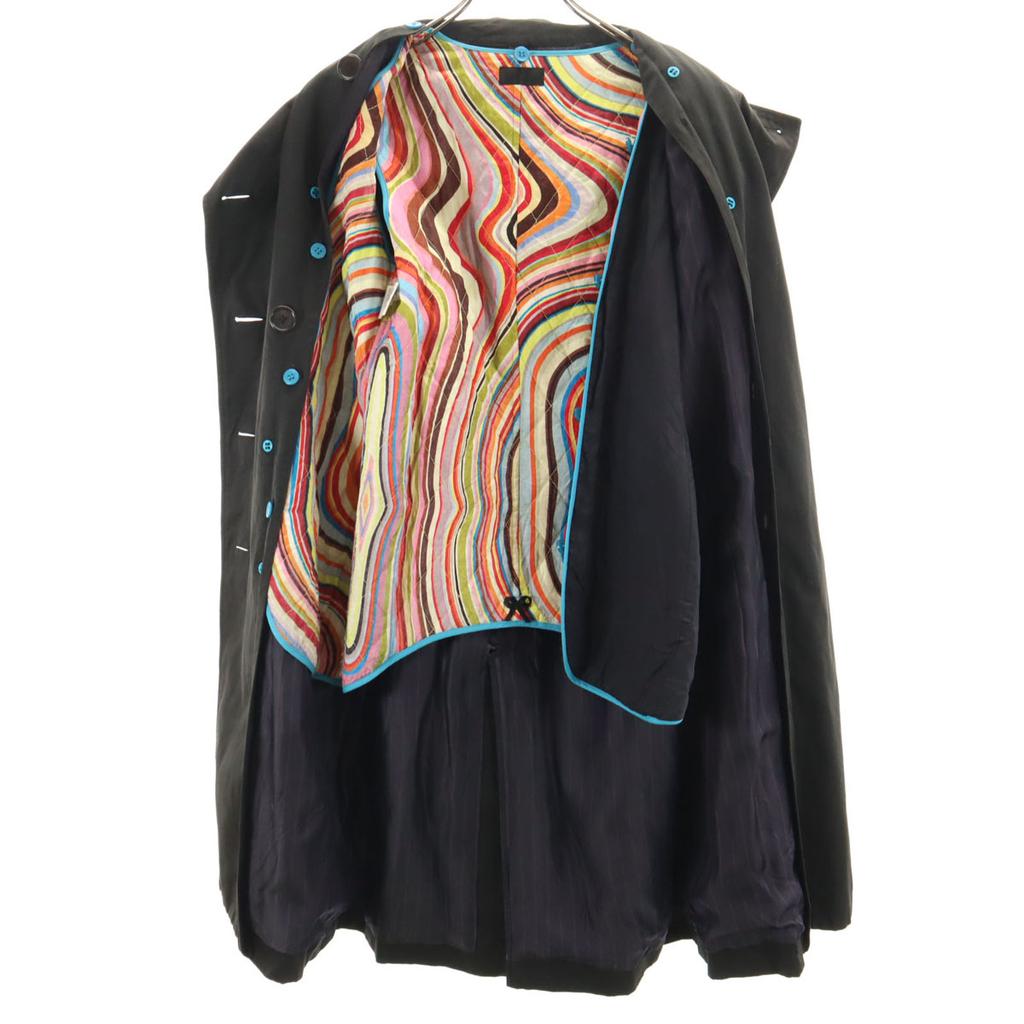 Черный тренч Paul Smith BLACK 40 черный С подкладкой Женский Б/У