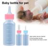 50ML/120ML Pet Milk Bottle Clear Scale Soft Nipple Silicone Pet Feeding Bottle for Kitten Puppy Newborn Pets