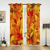 Осенние листья, оконные шторы для гостиной, роскошный декор для спальни, занавески для кухни, занавески для окон