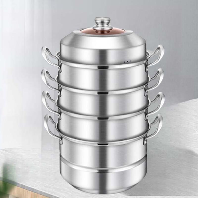 Пароварка Sule 304 из нержавеющей стали, 5 ярусов, коммерческая, 32 см