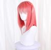 LAOBAO Nino Nakano Cosplay Pink and White Long Disguise Costume Accessory for School and Events Wig, Mesh, Twintails, Heat-Resistant, Wig, Parties,