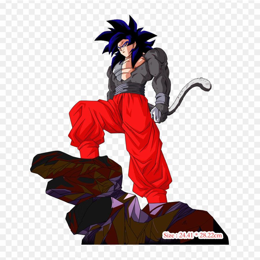 Нашивки для сумки для одежды, термонаклейки с утюгом на термонаклейках Dragon Ball Gt Goku для взрослых, Гоку Вегета, моющийся теплопереносный узор