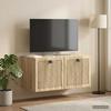 Wall Mounted TV Cabinet Sonoma Oak 59.5 x 31 x 30 cm