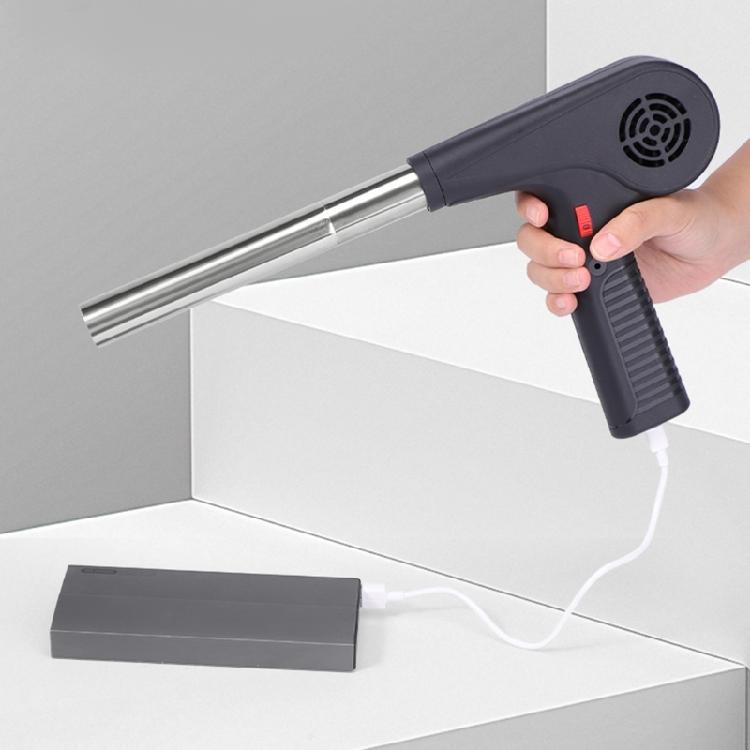 Маленький 5-вольтовый электрический вентилятор для BBQ с регулятором скорости, вентилятор для жарки на гриле, воздуходувка для кемпинга