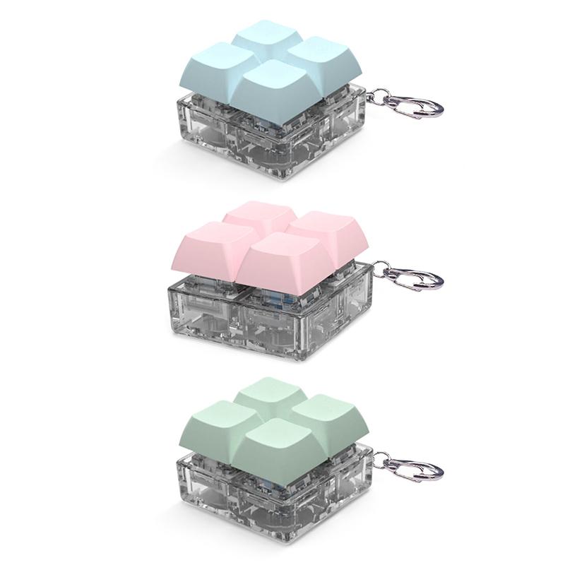 Творческие колпачки для клавиатуры Fidget Toy Брелок для снятия стресса на вечеринке DIY колпачки для клавиатуры Игрушечные колпачки для клавиатуры Fidget Keychain