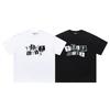 669 2025 Summer New High Quality Cotton Round Neck Loose Large Size Men's and Women's T-shirt Couple T-shirt