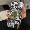 Чехол для телефона A-Aphex T-Twin для iPhone 17 16 15 14 13 Pro Max Plus Матовый цветная задняя крышка