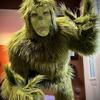 2025 Halloween Grinch Costume with Furry Pants Christmas Role Play Suit Funny Cosplay Outfit