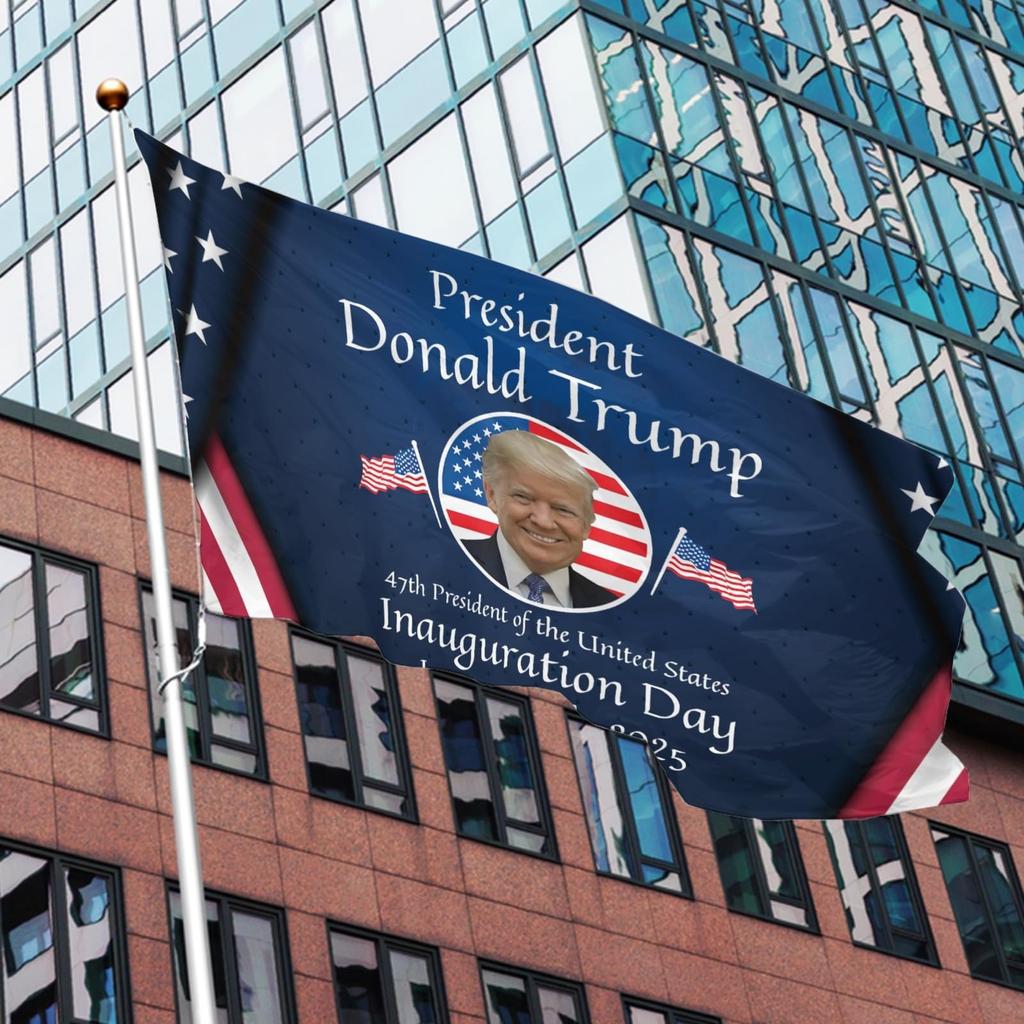 Inauguration Day 47th President Of The United States Flag 3x5FT Outdoor Flag Outdoor Banner