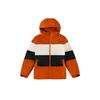 Vans Color Block Warm Hooded Down Jacket With Letters Unisex Outerwear Orange VN0A54HONC8