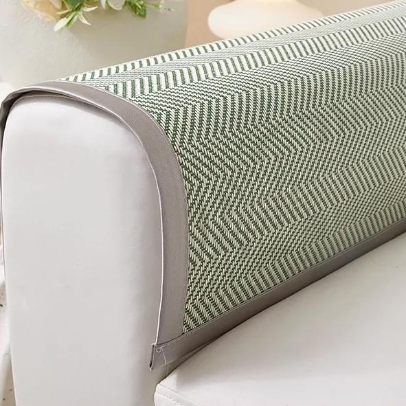 Летний коврик для дивана Ice Vine, прочный, простой, пылезащитный, противоскользящий, защитный чехол для мебели, модная, моющаяся подушка для сиденья