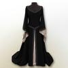 Luxurious Long Bell Sleeve Medieval Renaissance Women's Vintage Gown Dress For Cosplay