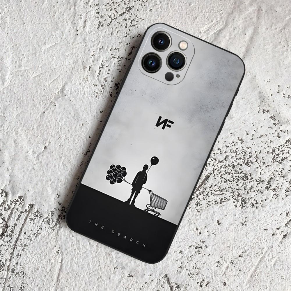 Чехол для телефона рэпера NF для iPhone 16 15 14 13 12 11 Pro Max Xr X Xs Mini 8 Plus SE 2022 Черный Мягкий Силиконовый Чехол