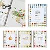 Watercolor Workbook 24 Colors Watercolor Painting Set with Brushes Spiral-Bound Water Coloring Book Art Craft Gifts for Beginners