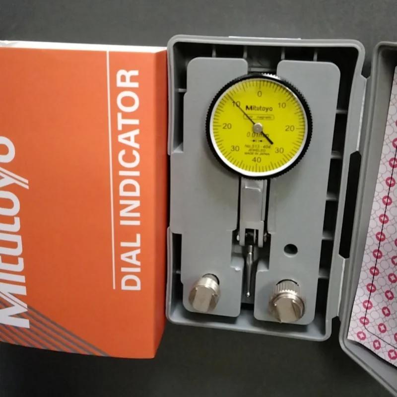 Mitutoyo Индикатор часовой рычажный аналоговый Часовой индикатор № 513-404 Стабильная точность 0,01 Страница 0-0,8 мм Диаметр 32 мм 38 мм